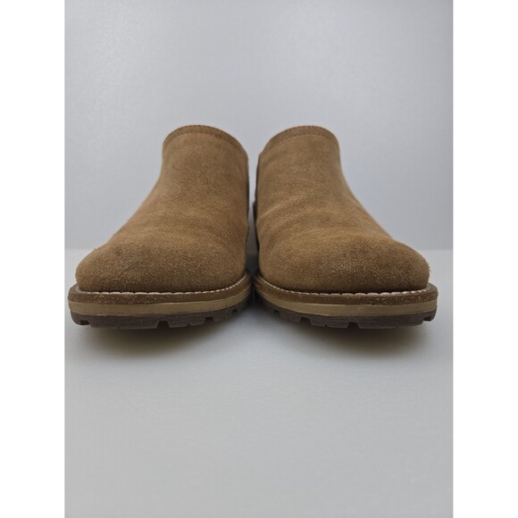 L.L. Bean Deerfield Tan Suede Mule Slip-On Shoes Women's Size 7.5 - Picture 4 of 12